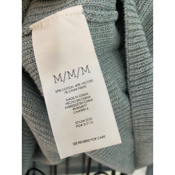 CAbi 5133 Womens Swing Sweater Size M Aqua Blue Pullover Lightweight LS - Picture 6 of 8